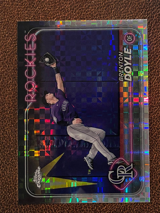 Brenton Doyle - 2024 Topps Chrome - XFractor - Rockies