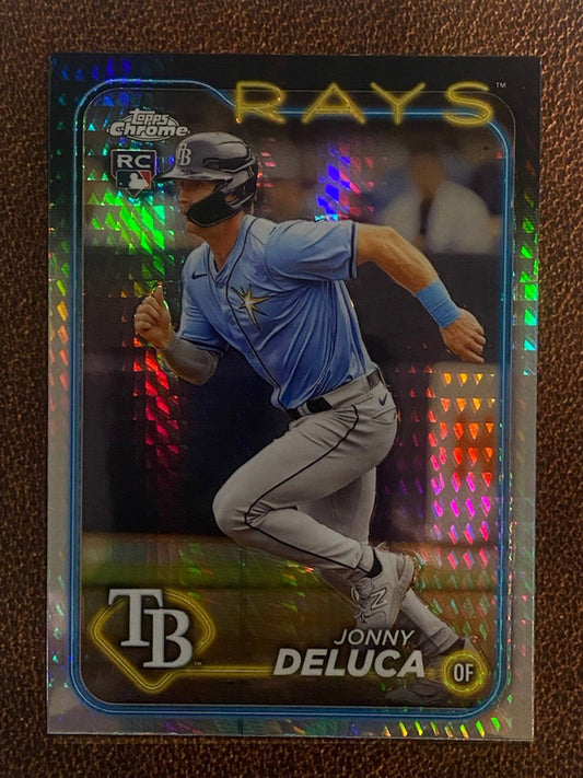 Jonny Deluca - 2024 Topps Chrome - Prism Refractor - Rays