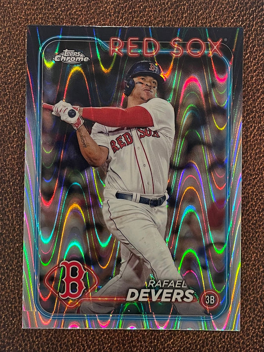 Rafael Devers - 2024 Topps Chrome - Raywave Refractor - Red Sox