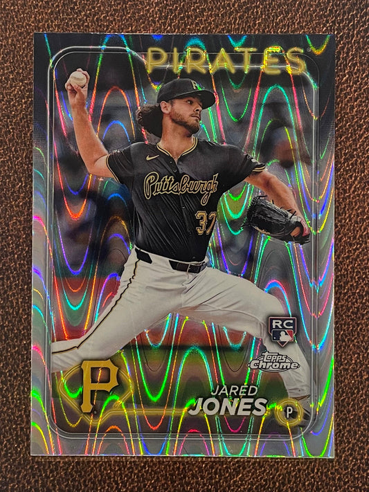 Jared Jones - 2024 Topps Chrome - Raywave Refractor - Pirates