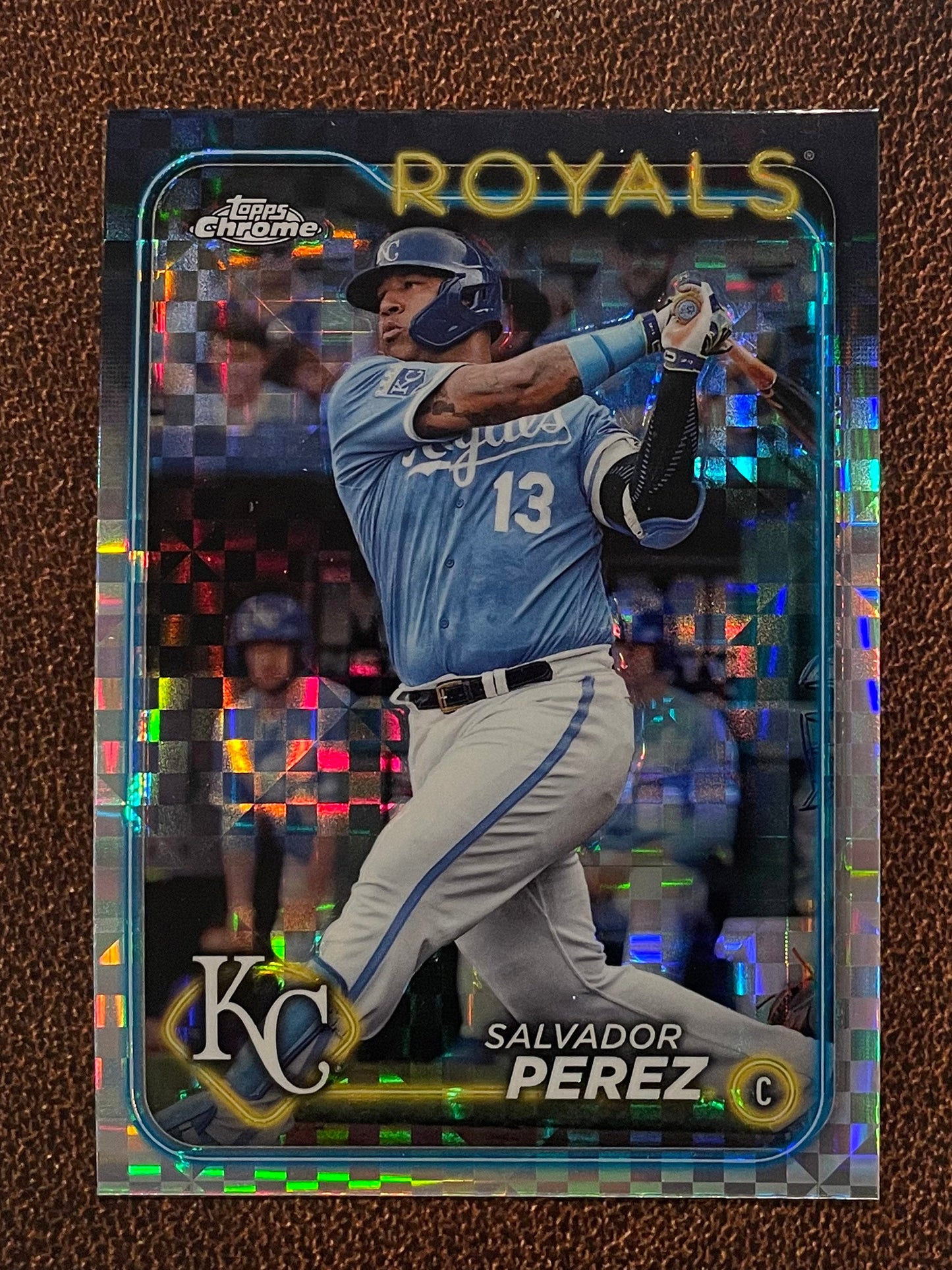 Salvador Perez - 2024 Topps Chrome - XFractor - Royals