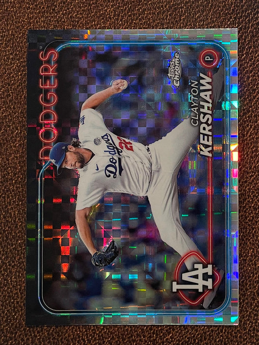 Clayton Kershaw - 2024 Topps Chrome - XFractor - Dodgers