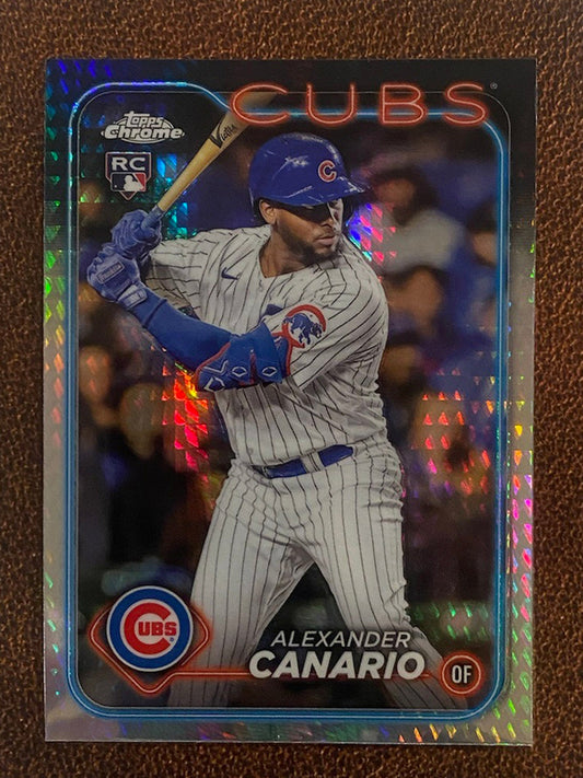 Alexander Canario - 2024 Topps Chrome - Prism Refractor - Cubs