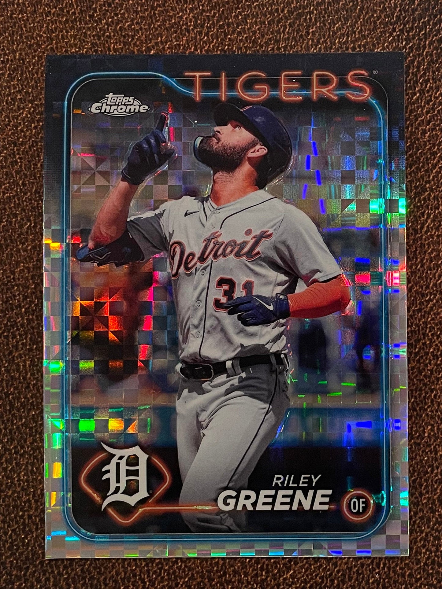 Riley Greene - 2024 Topps Chrome - XFractor - Tigers