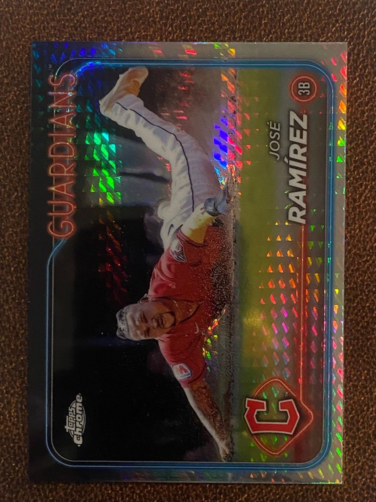 Jose Ramirez - 2024 Topps Chrome - Prism Refractor - Guardians