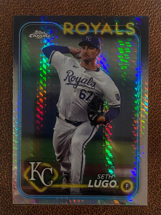 Seth Lugo - 2024 Topps Chrome - Prism Refractor - Royals