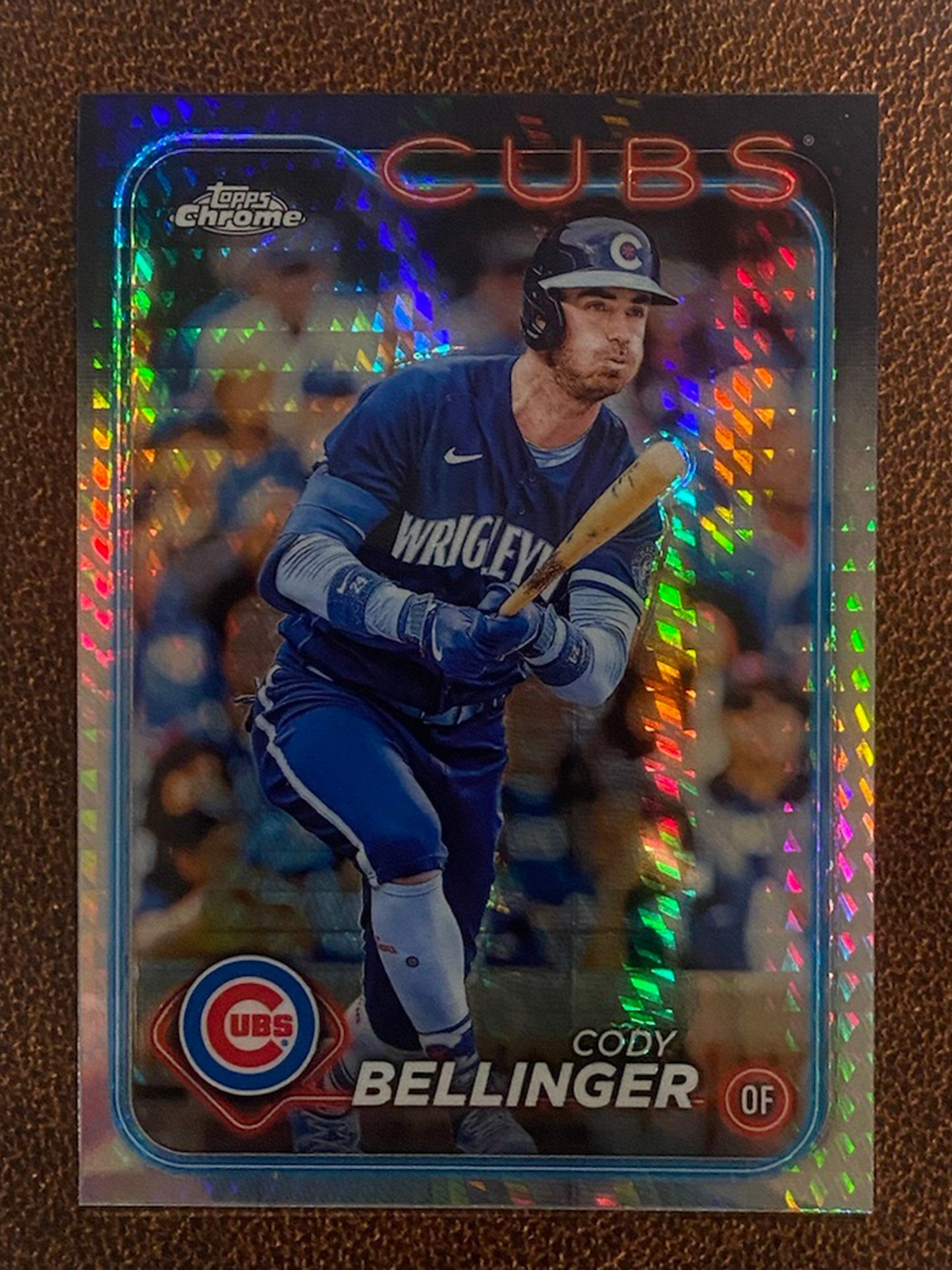 Cody Bellinger - 2024 Topps Chrome - Prism Refractor - Cubs