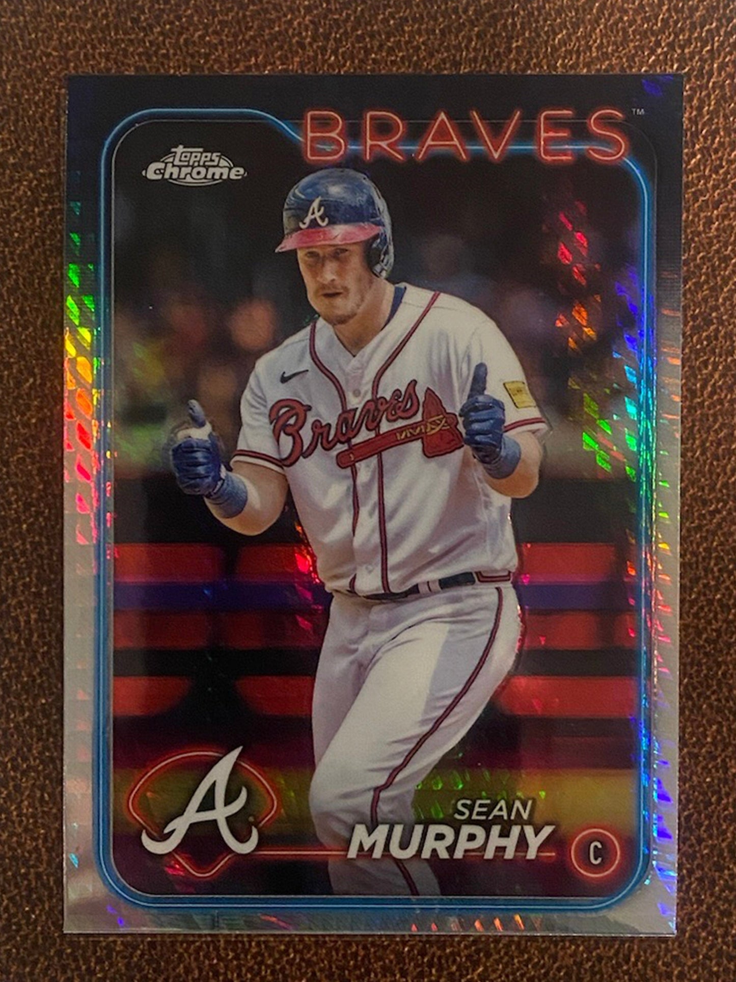 Sean Murphy - 2024 Topps Chrome - Prism Refractor - Braves