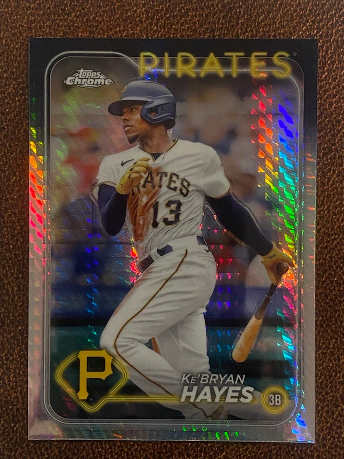 Ke’Bryan Hayes - 2024 Topps Chrome - Prism Refractor - Pirates