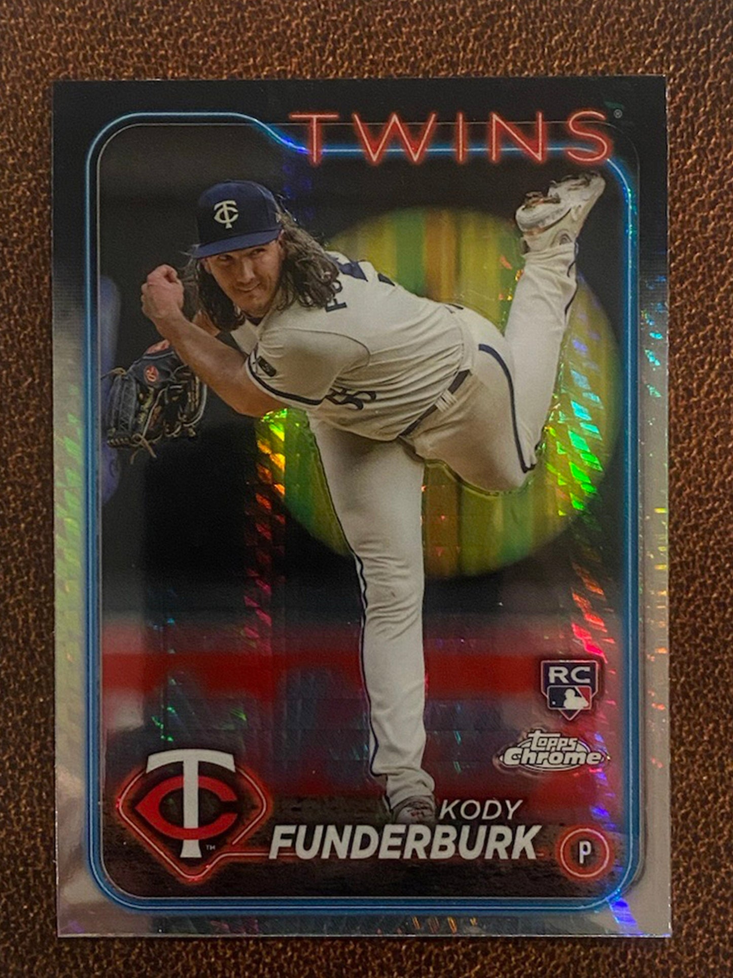 Kody Funderburk - 2024 Topps Chrome - Prism Refractor - Twins