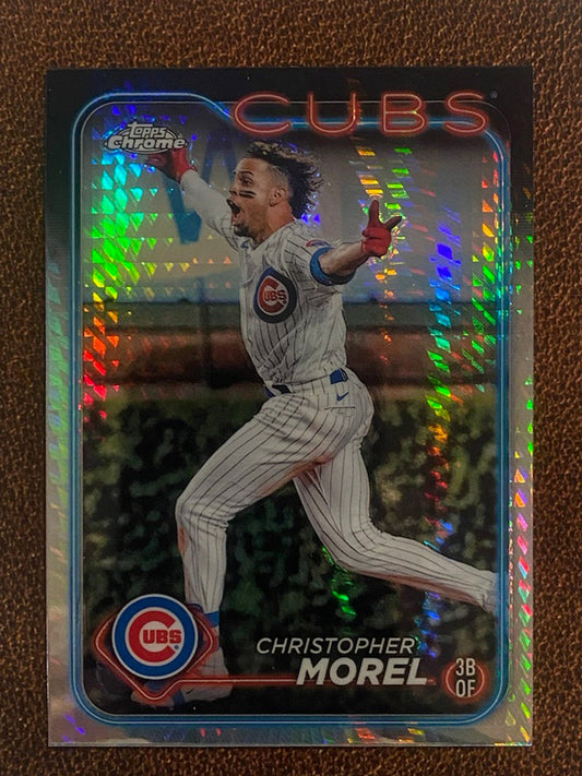 Christopher Morel - 2024 Topps Chrome - Prism Refractor - Cubs