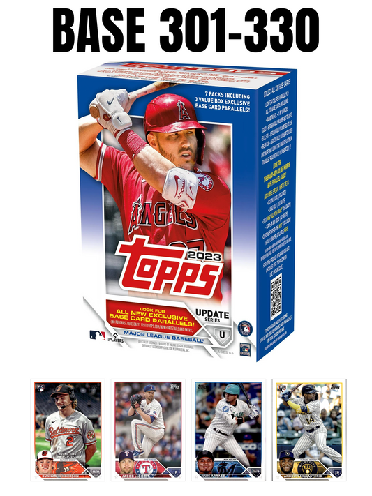 2023 Topps Update Base #301-330