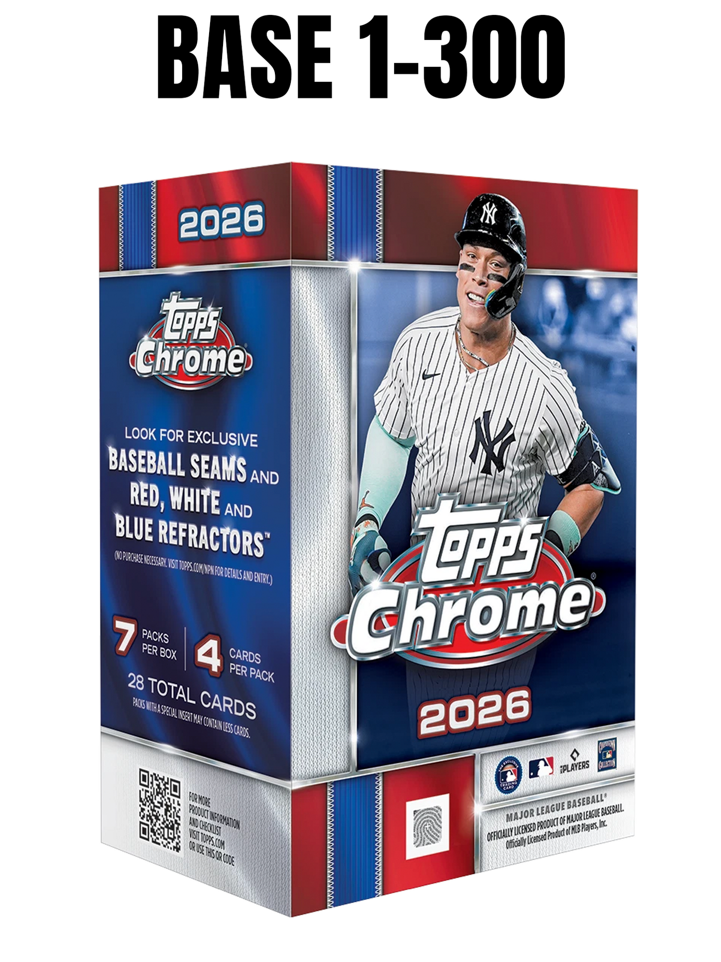 2026 Topps Chrome Base #1-300