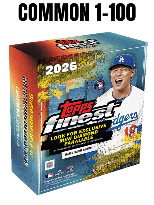 2026 Topps Finest Common #1-100