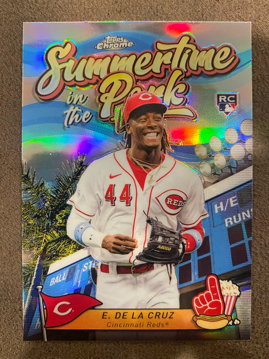 Elly De La Cruz - 2024 Topps Chrome - Summertime in the Park - Reds